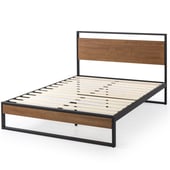 ZINUS - Base cama con respaldo SUZANNE 2 plazas 150x190x36cm