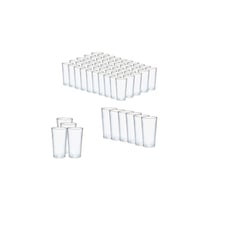 Pasteleria - 80 Set Vasos Desechables Vaso Plastico Vasos Acrilicos 300ml