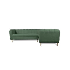 SOFAS HOME - SECCIONAL LYNETTE FELPA VERDE