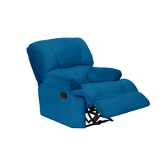 LATAM HOME - Bergere Perugia 1 Cuerpo Tela Velvet Azul Petróleo