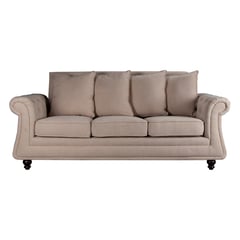 DECOMUEBLES - Sofa 3C Winston tela Beige liso