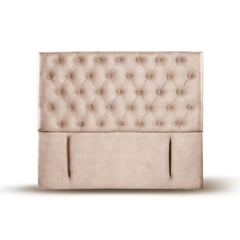 LATAM HOME - RESPALDO FLORENCIA CUERO BEIGE 2 PZA