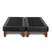 LATAM HOME - BASE EUROPEA ZEN CUERO NEGRO KING