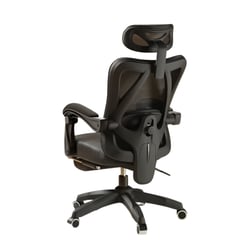 CRUSEC - Silla Ergonómica Moderna para Oficina en casa T18 Negro