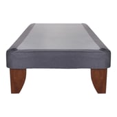 GENERICO - Base Europea para cama 1.5 plazas 105x190cm LINO GRIS OSCURO