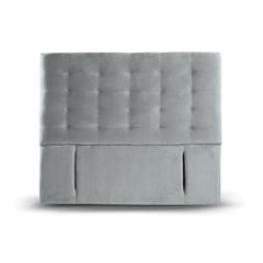 LATAM HOME - RESPALDO NAPOLES TELA GRIS 2 PZA