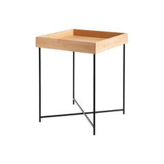 URBAN PRODUCTS - MESA LATERAL BAMBÚ METAL 40X40X50CM