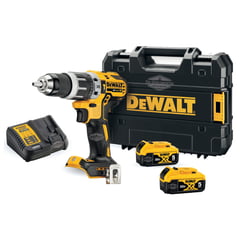 DEWALT - Taladro Percutor 20v S/carbones + 2 Bat 5ah Dcd796p2