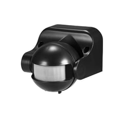 STANDARD - Sensor de Movimiento 180º Microondas Sobrepuesto Negro