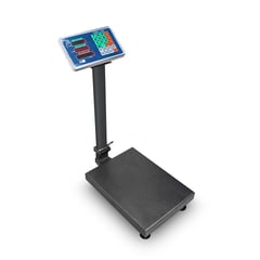 DBLUE - Pesa Balanza Digital De Piso Con Brazo Recargable Ws-37 Pro - Negro