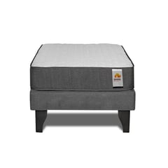 INNOVAMUEBLES - CAMA EUROPEA SILVER 1 PL GRIS