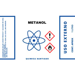 GENERICO - METANOL BIDON 5 LITROS