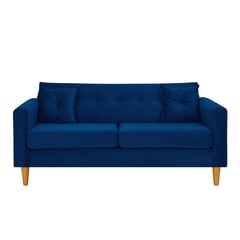 BODEVIR - Sofa New Retro 3C Felpa 04 Azul Marino