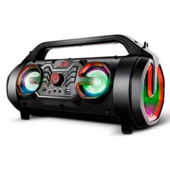 IRT - Parlante Bluetooth Portátil Bazooka Speaker Microfono Fx Negro