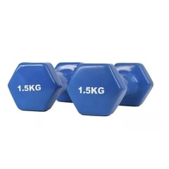 GENERICO - Mancuernas Hexagonal 1.5 Kilo Pack x2 Antideslizante