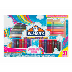 ELMERS - Pack Pegamento Glitter En Tubo Caja X30