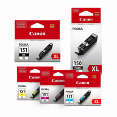 CANON - Pack X5 Tintas Genuinas Pgi150XL pgbk Cli151XL bkcmy Ip7210 Ix6810