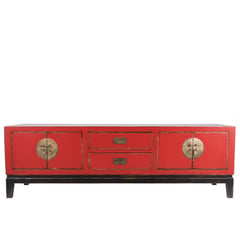 BOKAN - Rack TV Oriental Zen Rojo