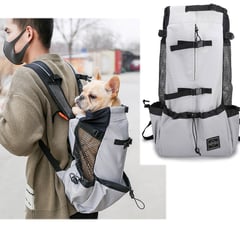 GENERICO - Mochila Porta Perro Paseo Caminar Bicicleta Moto Talla 10kg