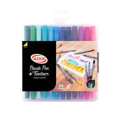 ADIX - SET MARCADORES BRUSH PENFINELINER