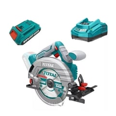 TOTAL TOOLS - Sierra Circular Inalámbrica 20v Bateria Cargador