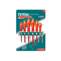 TOTAL TOOLS - Set de destornilladores Aislados 6pzas 1000V THTIS566 Total