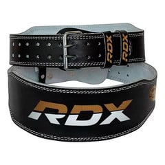 RDX - Cinturón De Gimnasio De Cuero Levantamiento 4 Wbs-4rb