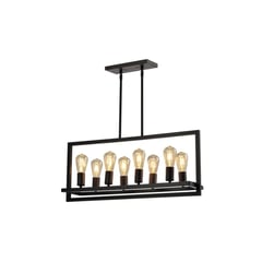 ELECTRICA STORE - LAMPARA COLGANTE 8 CANDELABROS E 27