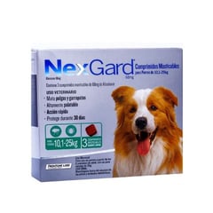 BOEHRINGER INGELHEIM - Nexgard Antiparasitarios 10.1 - 25 kg 3 Comp