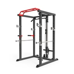 SPORTIME - Jaula Multifuncional Power Rack R300 Gym Con Polea