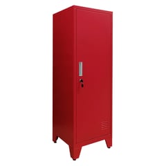 MOBITAT - Locker bajo con repisas color Rojo