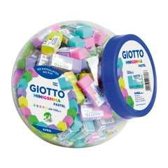 GIOTTO - Pote Mini Goma 120pcs PASTEL