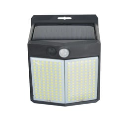 PRO OUTDOOR - APLIQUE 196 LED SOLAR CONTRA AGUA