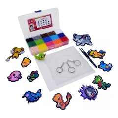 KUANGYE - Pack 5mm Hama/perler/arktal Beads 15 Colores + Accesorios