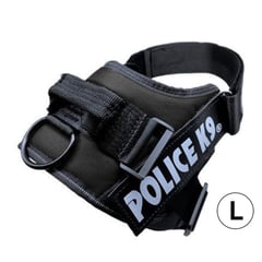 GENERICO - Arnés Para Perro Mediano Police K9 Talla L - Negro