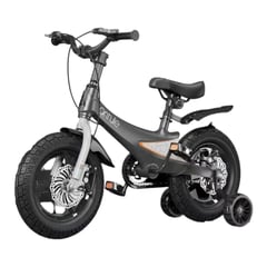 LUBABYCAS - Bicicleta Infantil 5-8 Años Niño Aro 16 Gris