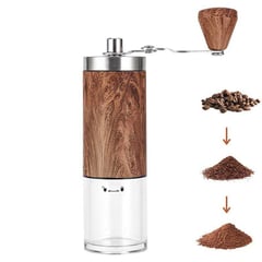 EVERSO - Molinillo De Café Manual De Autopropulsado Grano De Madera