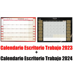 ASCOTT - Planner Calendario Agenda Mensual Escritorio 2023 Y 2024