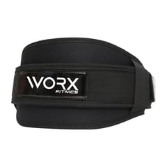 WORX - Cinturon Levantamiento Pesas Ajustable Gym - Negro - L