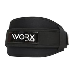 WORX - Cinturon Levantamiento Pesas Ajustable Gym - Negro - M