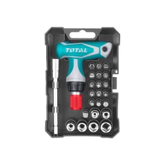 TOTAL TOOLS - Set Destornilladores 24 Piezas con Mango en T TOTAL