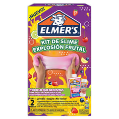 ELMERS - Kit Slime Con Aroma Explosión Frutal 2 Unidades