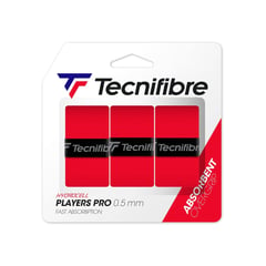 TECNIFIBRE - OVERGRIP PLAYERS PRO RED 0.5 X3 TECNIFIBRE