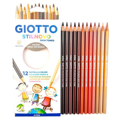 GIOTTO - Lapices Stilnovo Skin Tones 12 Colores Tonos Piel