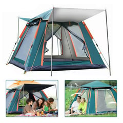 GENERICO - Tienda Casa De Campaña 4 Personas Grande Camping Impermeable