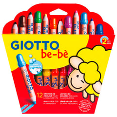 GIOTTO - Set 12 Lápices de Colores Giotto Bebe