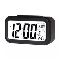 TECNOLAB - Reloj Pantalla Lcd Fecha Temperatura Alarma