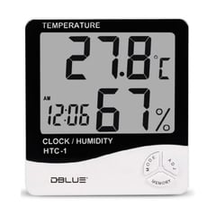 DBLUE - Reloj digital Termohigrometro Humedad