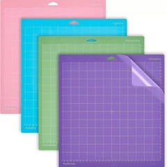 MUNDO MAGIA - Pack 4 Tapetes De Corte Para Cameo 4 Y Cricut 30cm X 30cm