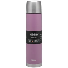 KEEP - Termo Bala 1 Lt Acero Inoxidable Morado